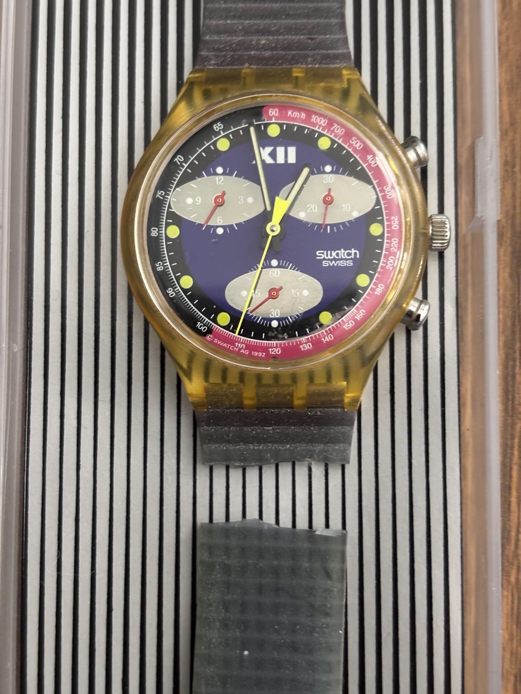Swatch Orologi: Swatch Quartz Chrono Blue Chip bunt – Usato da Kleinandelfingen venduto da bab_8ldg 1