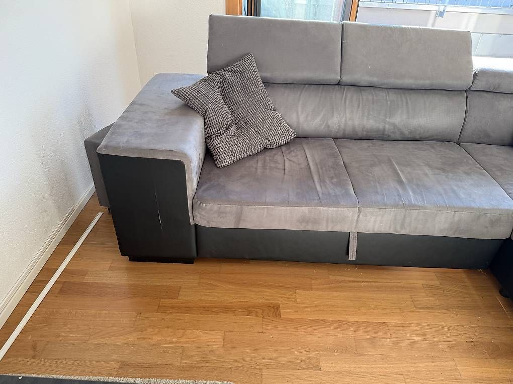 Conforama Sofas: Bettsofa Conforama grau Ecksofa gebraucht Zustand gut – Gebraucht aus Siebnen von tob_c5vr 4