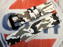 26mm Uhrenarmband Silikon Camouflage, Uhrenband