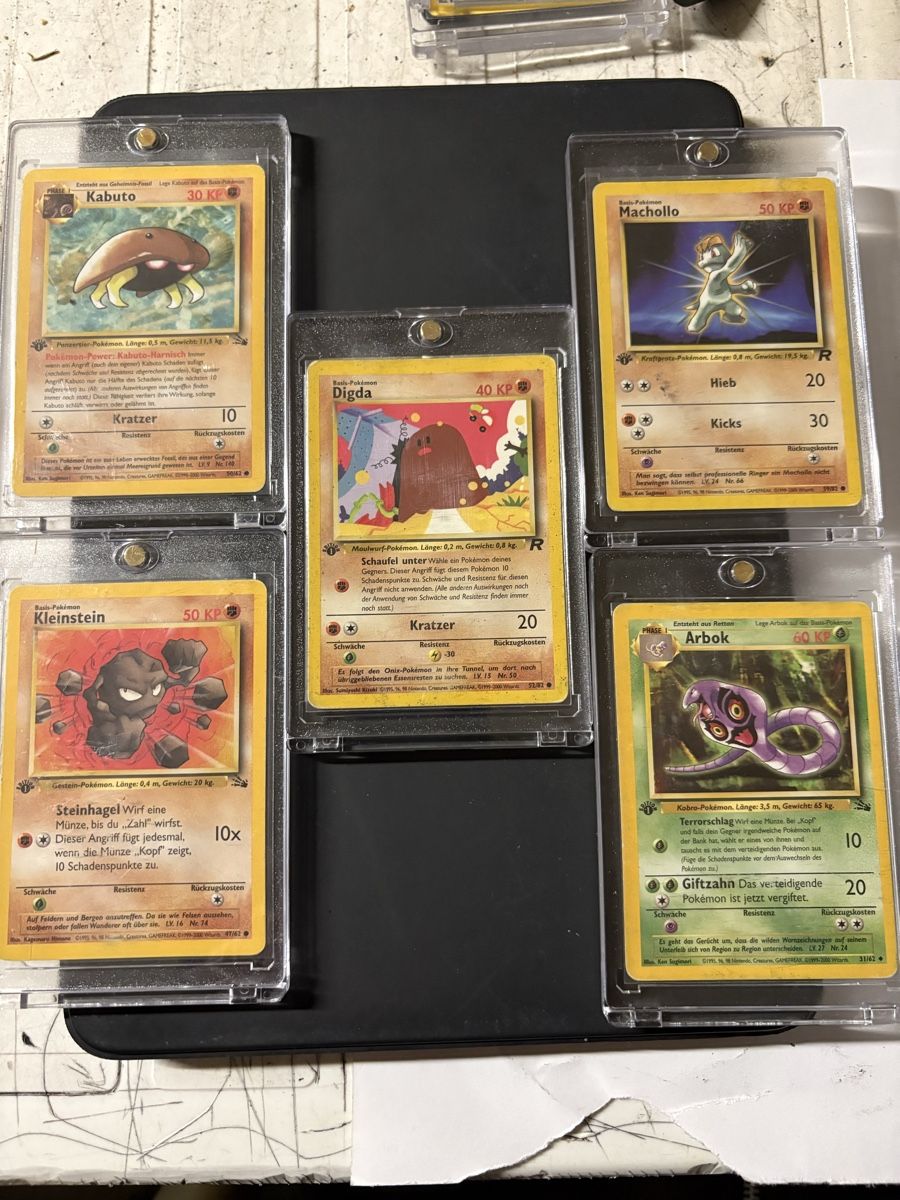 Pokémon Carte collezionabili: 5 First Edition Pokemon Karten – Usato da Triesen venduto da ste_z5gy
