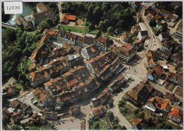 Flugaufnahme Lichtensteig Toggenburg