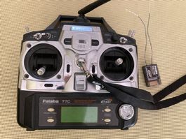 Fernsteuerung Futaba T7C 2.4GHz FASST mit Empfänger