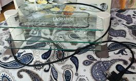 Appareil à raclette Lagrange transparent.