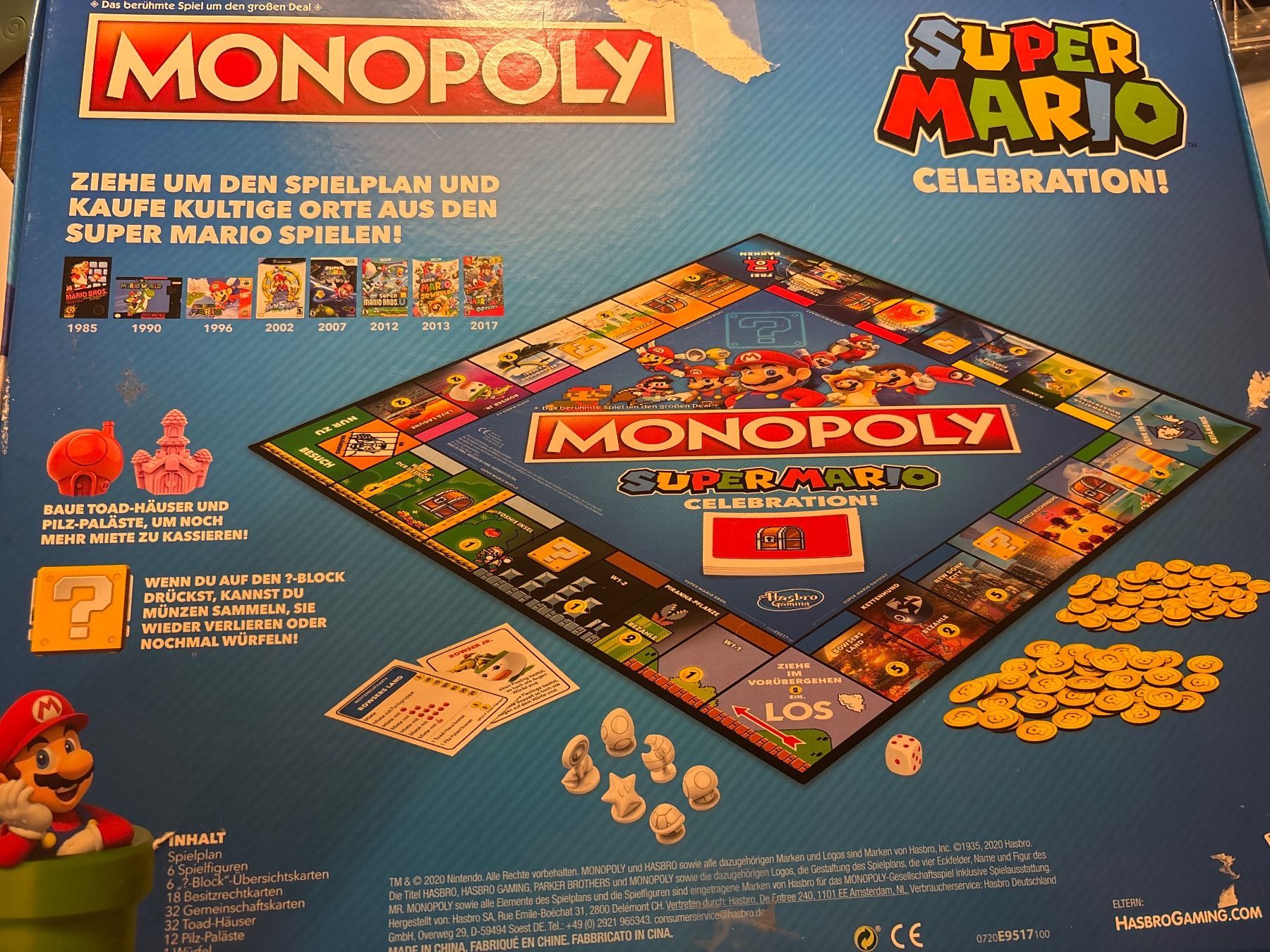 Giochi: SUPER MARIO CELEBRATION MONOPOLY -  Gesellschaftsspiel – Usato da Zürich venduto da hiddentreasures_zh 2