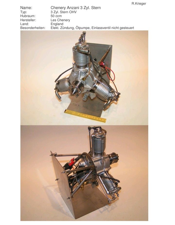 Modellismo RC: Anzani Flugmotor Modellmotor – Nuovo (secondo la descrizione) da Rorschacherberg venduto da proudschweiz 4
