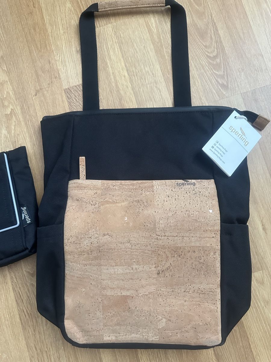 Zaini: Sperling Stoffrucksack schwarz mit Kork neu – Nuovo (secondo la descrizione) da Laupen BE venduto da atina80 1