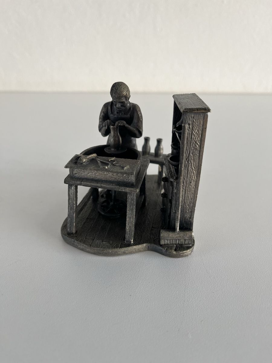Statuette: Figur aus Zinn – Usato da Wetzikon ZH venduto da seli03 3