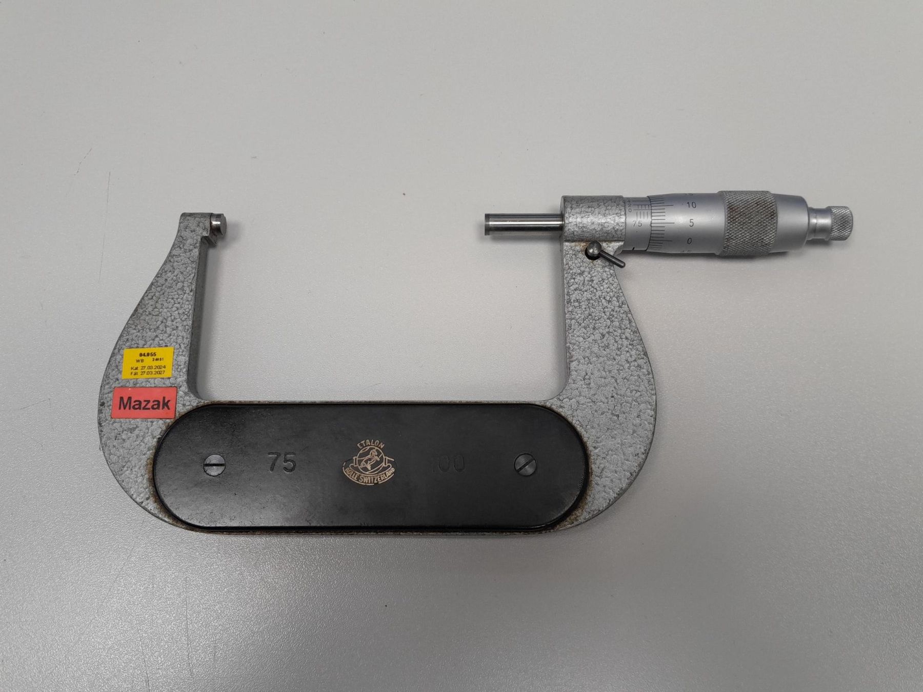 Misurare: Etalon Mikrometer Bügelmesschraube 75-100mm – Usato da Rümlang venduto da BKCH