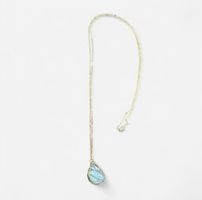 gold necklace with pearl pendant