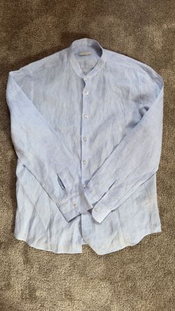 Chemise homme Alessandro Lamura Milano 100% lin – Taille L