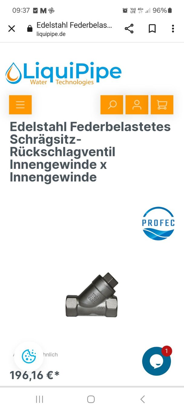 Tutti gli attrezzi: Rückschlagventil 2" – Nuovo (secondo la descrizione) da Tuggen venduto da Sani-liquidation 3