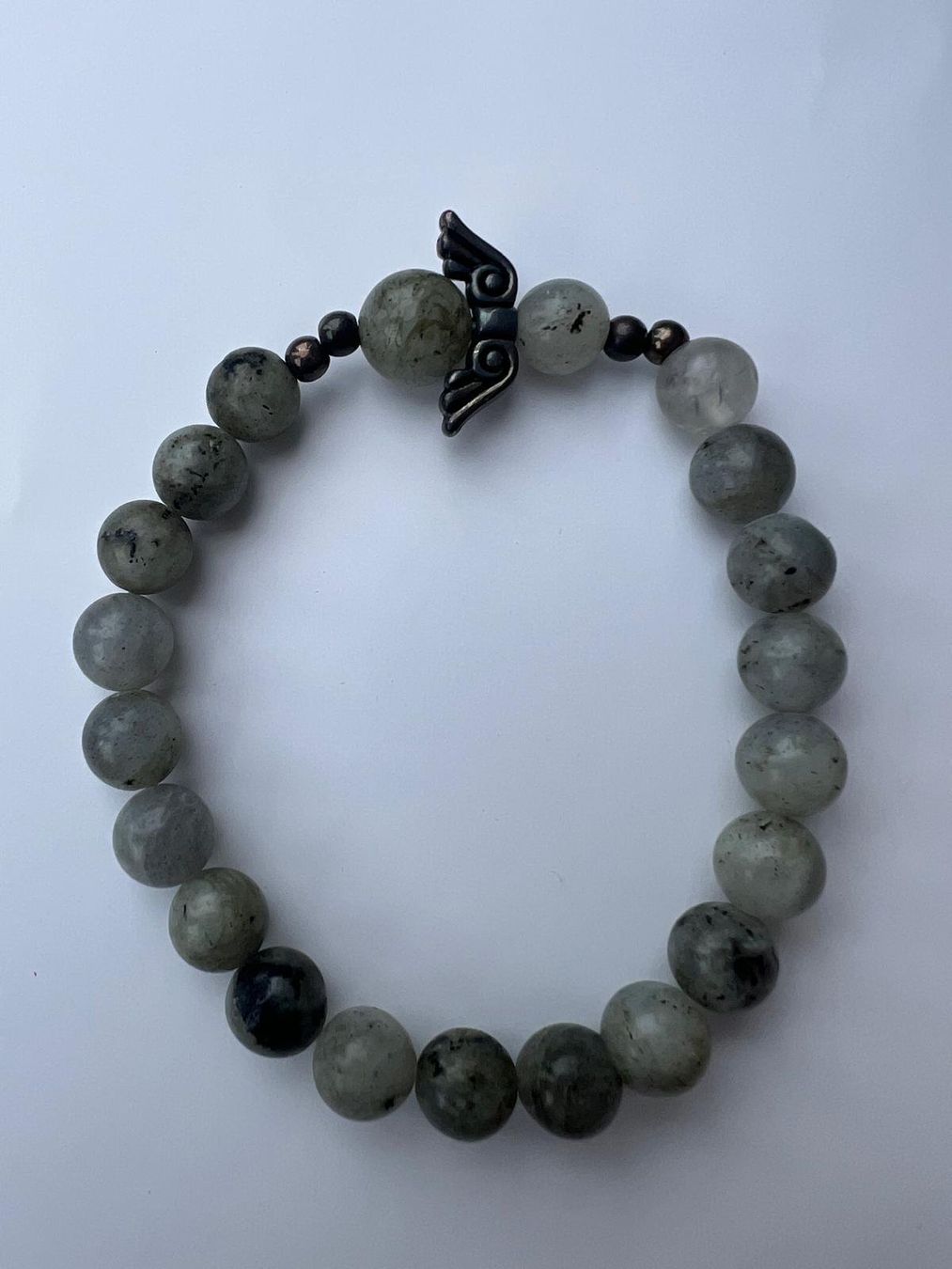 Bracciali & Braccialetti: 1 Stein-Armband aus Labradorit – Nuovo e nell'imballaggio originale da Buchs SG venduto da Pocolocoli