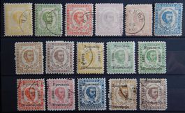 Montenegro Kat. 1-14 */gest. 1874/93