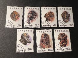 Tanzania 1993 Art Africaine Serie gest. Luxus (E1060)
