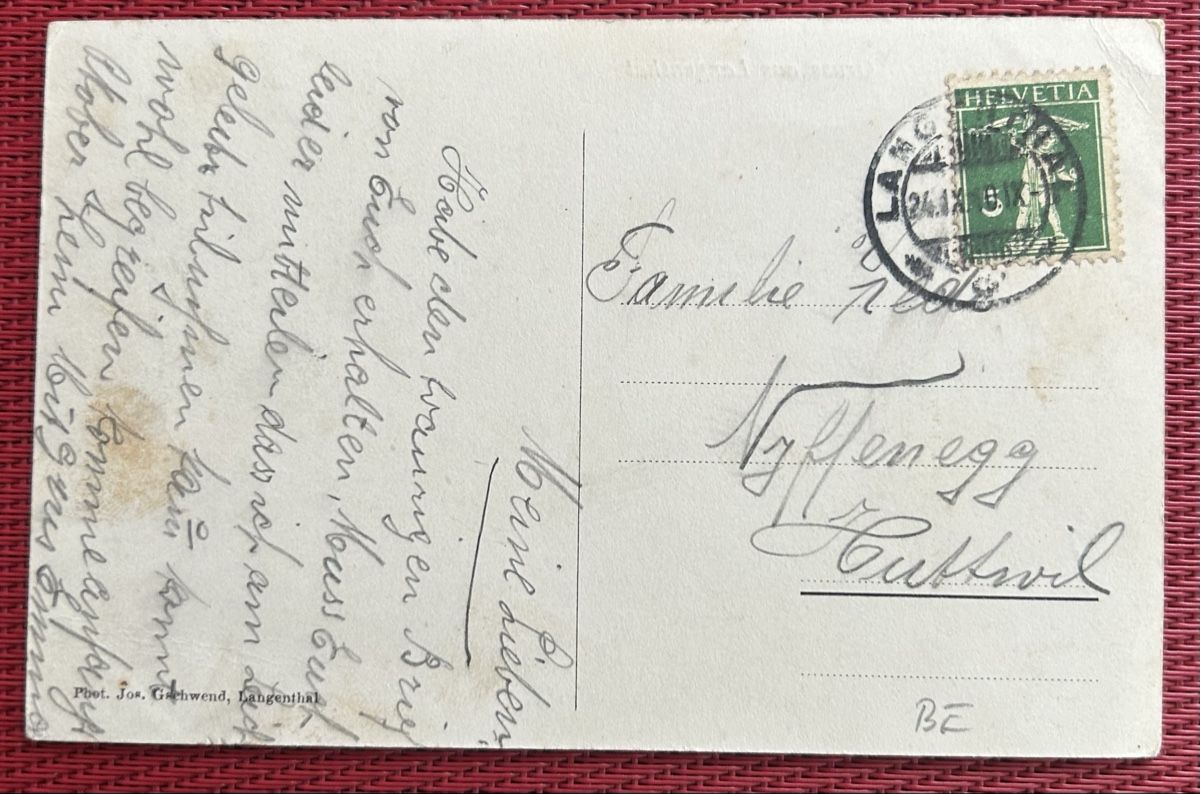 Cartes postales: Gruss aus Langenthal Hochwasser 1910 – D'occasion à Horw par Tellbub 1