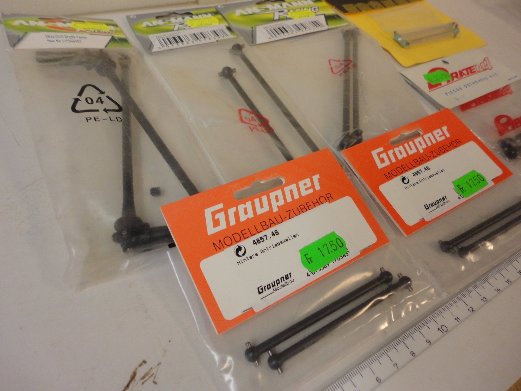 RC Modellbau: RC-Car Antriebswellen Set, Graupner, Ansmann, Robitronic – Neu und originalverpackt aus Horgen von RcModell 5