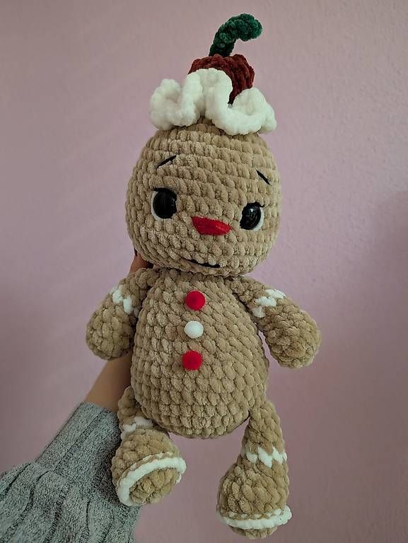 Giocattoli: Amigurumi Lebkuchenmännchen 32cm – Nuovo (secondo la descrizione) da Beromünster venduto da Shelly9296 1