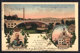 Plauen, Einweihung Friedrich-August-Br