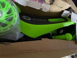 Scooter 5 in1 grün Laufrad oder Roller zum umbauen