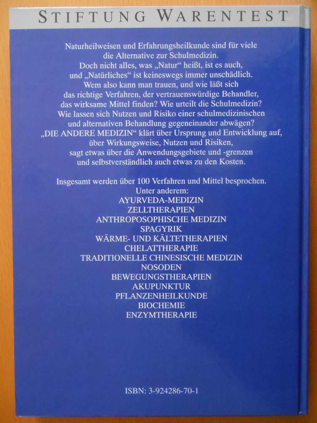 Libri: Die andere Medizin – Nuovo (secondo la descrizione) da Nussbaumen AG venduto da MollyBI-20 1