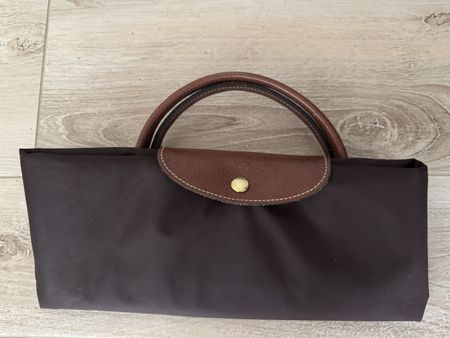 Longchamp Le Pliage Reisetasche dunkelbraun, neuwertig! 