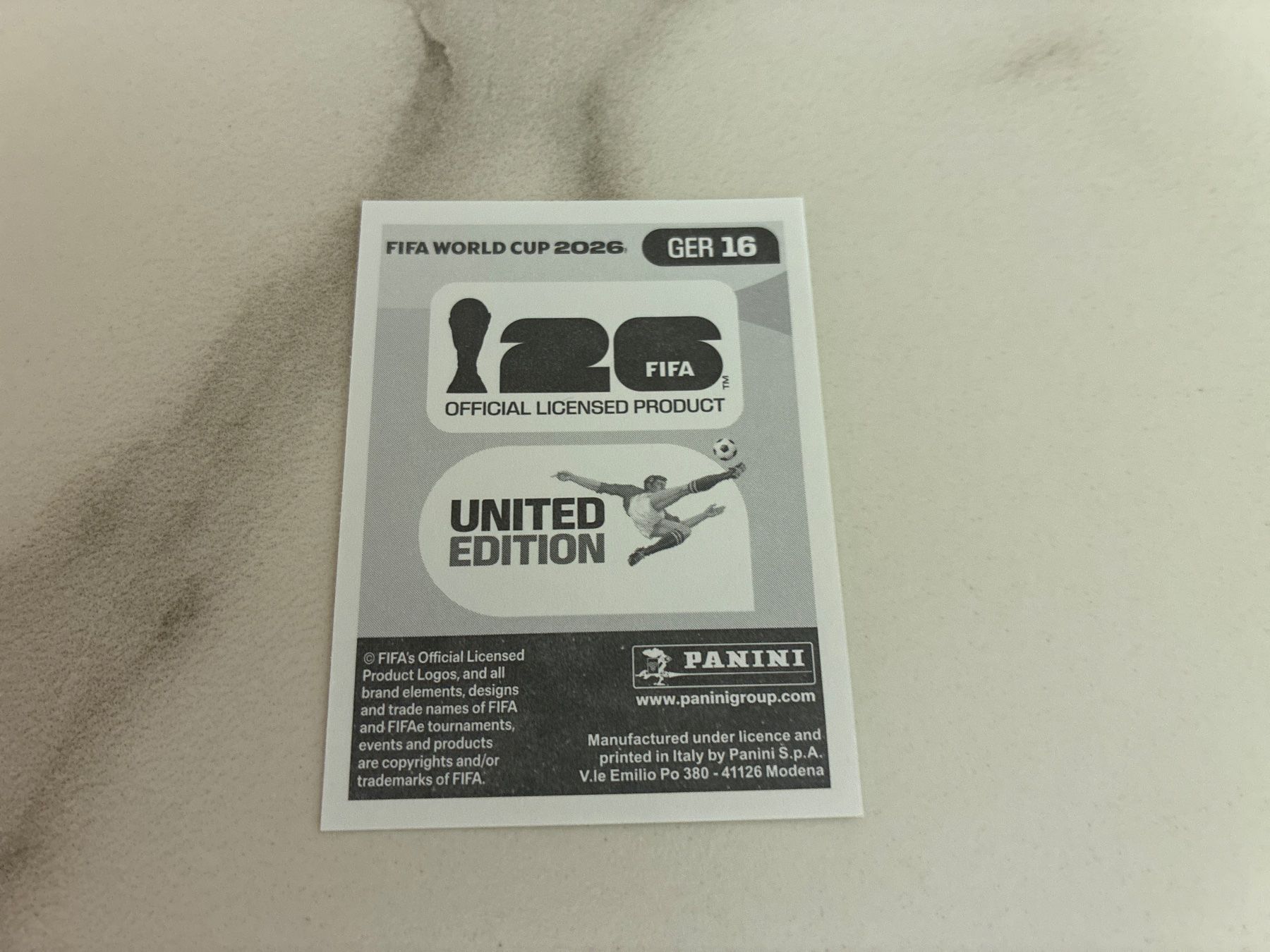 Panini Carte collezionabili: Panini WM 2026 Mexiko Sticker - GER16 – Nuovo (secondo la descrizione) da Basel venduto da yac_h5js 1