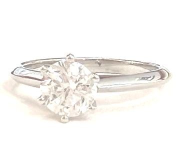 Anelli: 1.00ct. D/SI Einkaräter Solitärring, Weissgold: LP 11.500,- – Nuovo e nell'imballaggio originale da Zürich venduto da juwelier-damken 2
