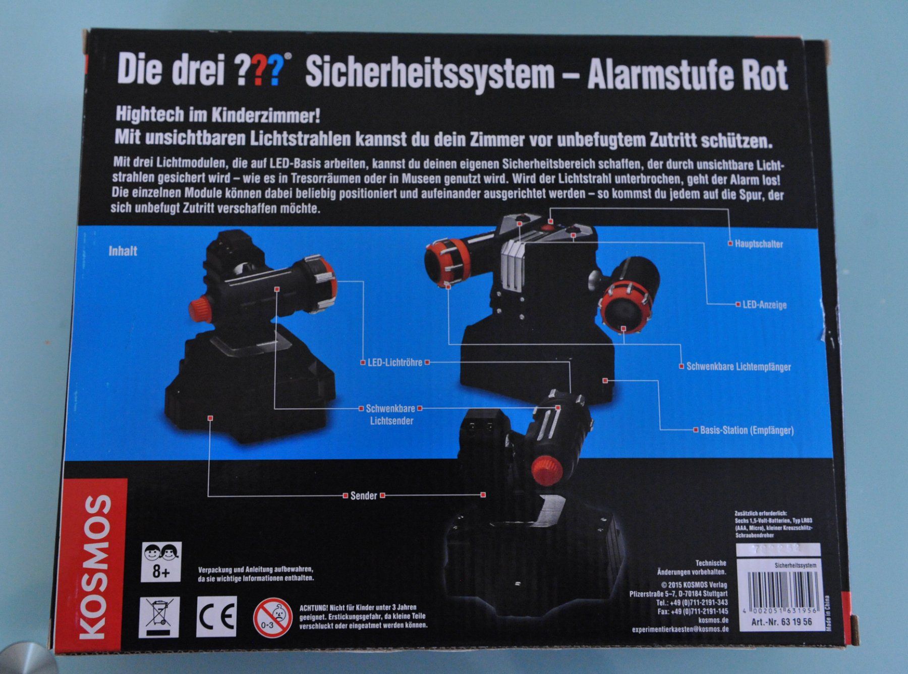 Kosmos Giocattoli: Die drei ??? - Sicherheitssystem – Usato da Hofstetten SO venduto da Edradour3 2