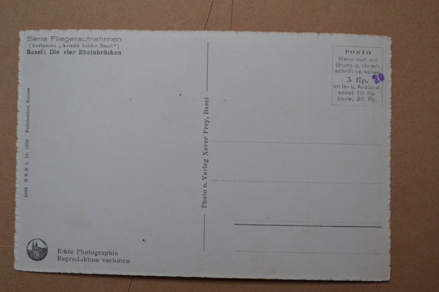 Cartoline postali: AK Basel die vier Rheinbrücken BS – Usato da Beinwil am See venduto da kajak55 1