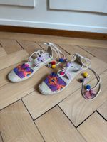 COOLWAY - Ethno Schnür-Espadrilles bunt 40