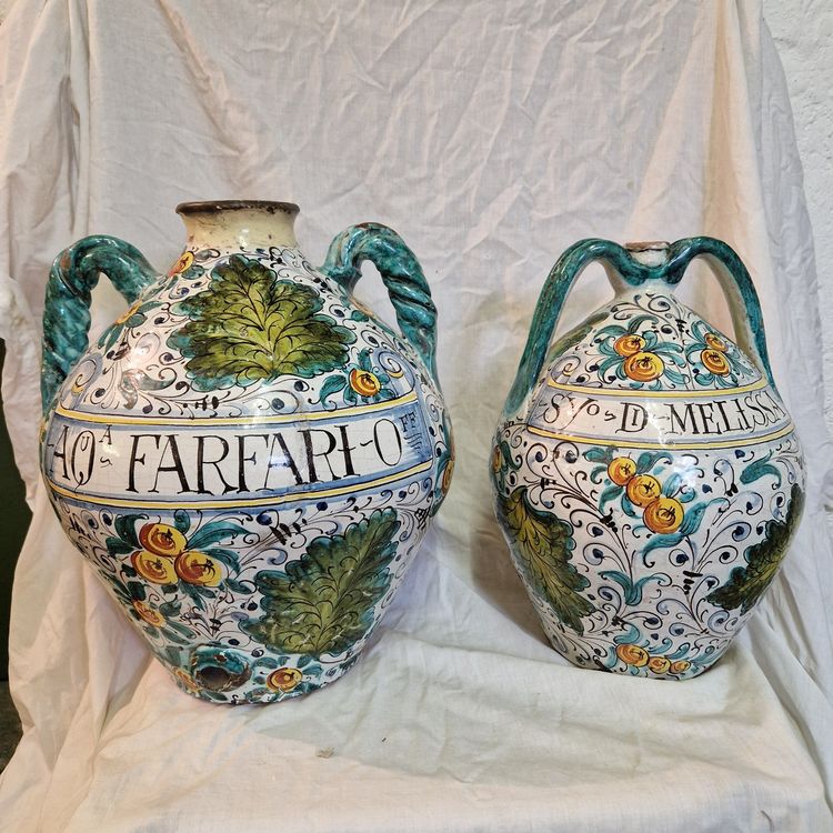 EIN PAAR antike Fayencen Krüge Kaufen auf Ricardo