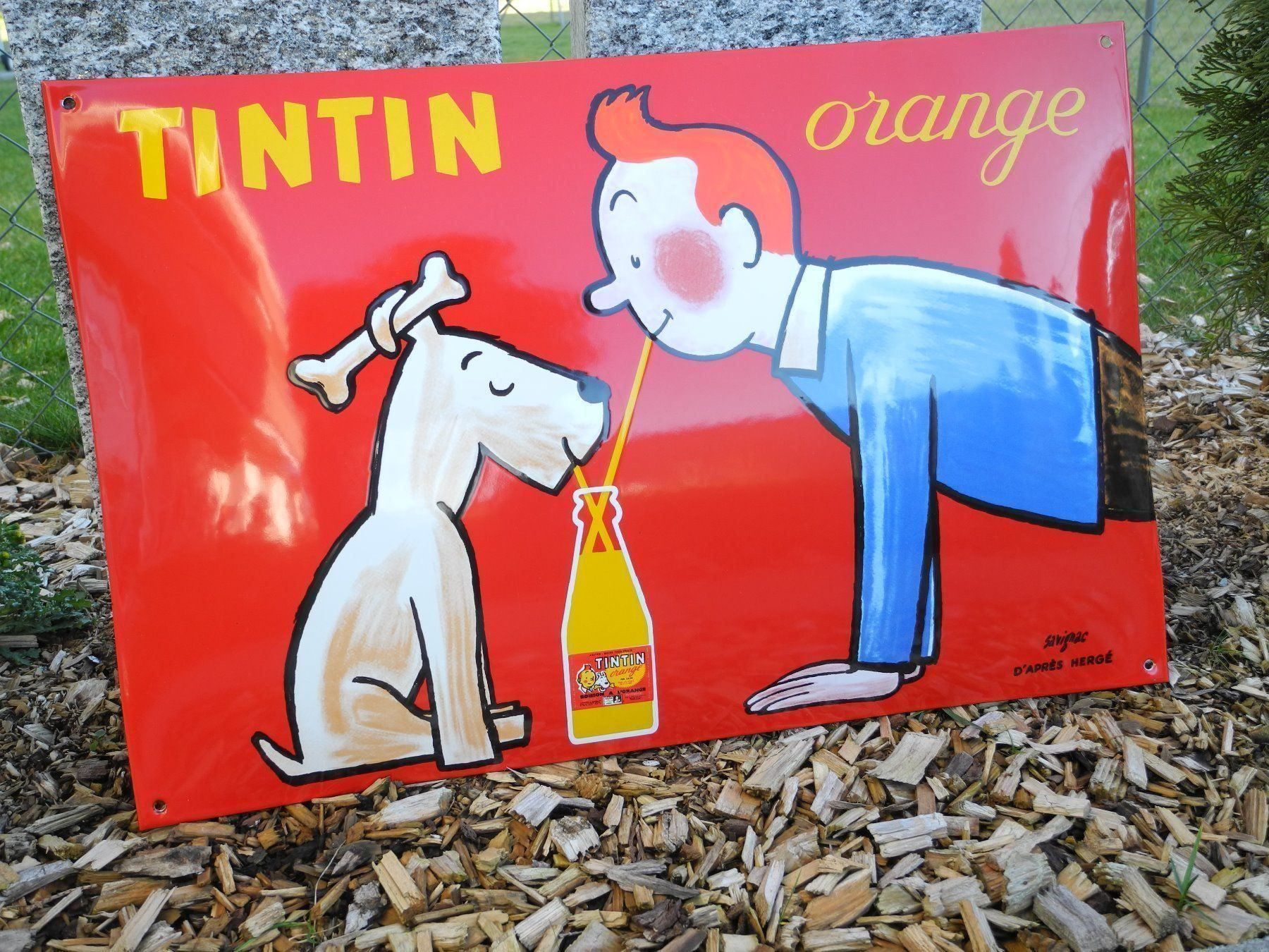 Insegne: TIN TIN EMAILSCHILD – Nuovo (secondo la descrizione) da Reinach AG venduto da Huckleberrysix 2