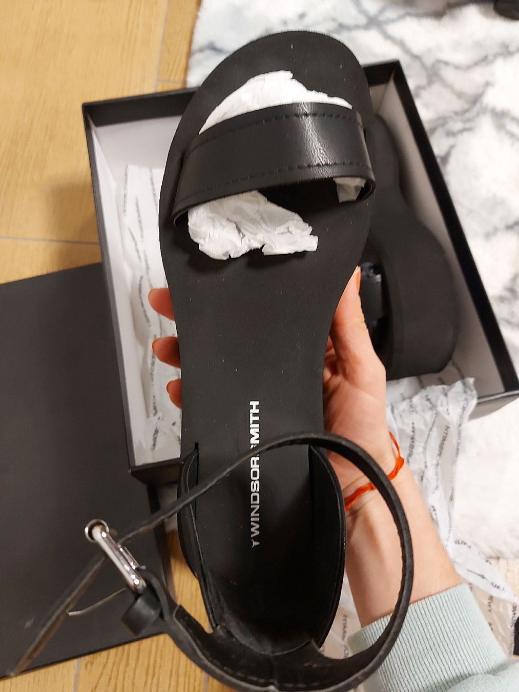 Damenschuhe: Windsorsmith sandali pelle nero 38 platform ghotic – Gebraucht aus Coldrerio von camillo71 1