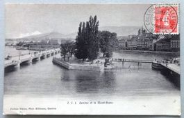 Genève et le Mont-Blanc