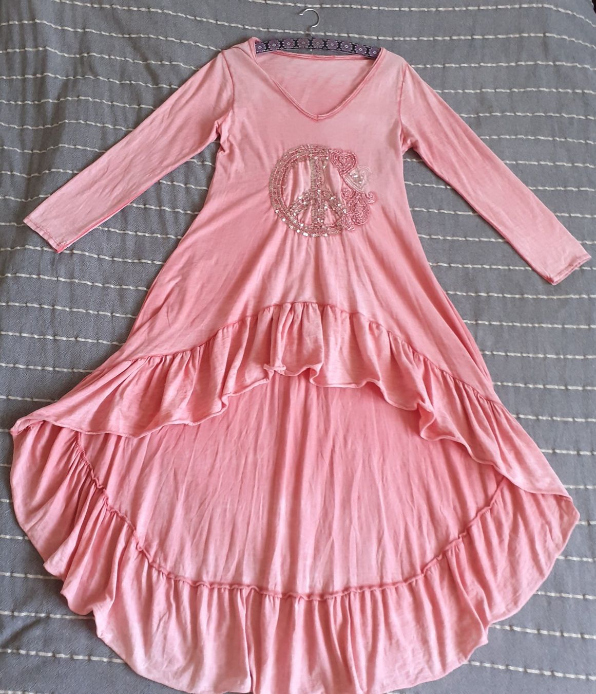Vestiti: Boho Kleid Peace bestickt, S – Usato da Bern venduto da Solarsystem