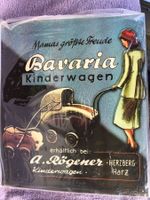 Bavaria Kinderwagen werbung antik deko