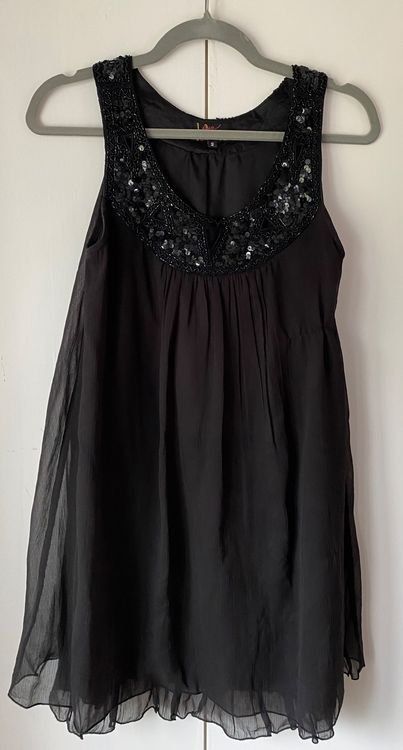 Vestiti: Schwarzes Kleid mit Pailletten - S – Usato da Zürich venduto da Sera.13