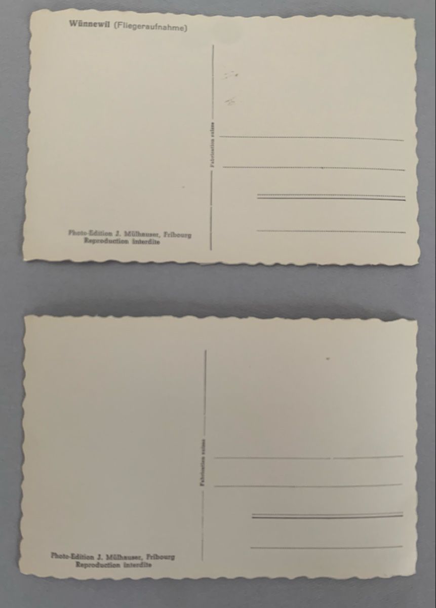 Cartoline postali: Ansichtskarten Schweiz - Wünnewil FR – Usato da Düdingen venduto da polytropon_5 2