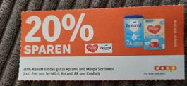 20% Rabatt! Aptamil und Milupa Coupon - Gültig bis 30.6.26
