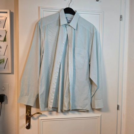 Vintage Herrenhemd Kurzgrösse 41 100% Baumwolle Business