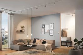 Paulmann URail Schiene, signalweiß,Länge 200 cm, Aluminium
