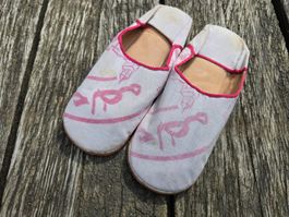 Babouches: Stoff (39)-Sale
