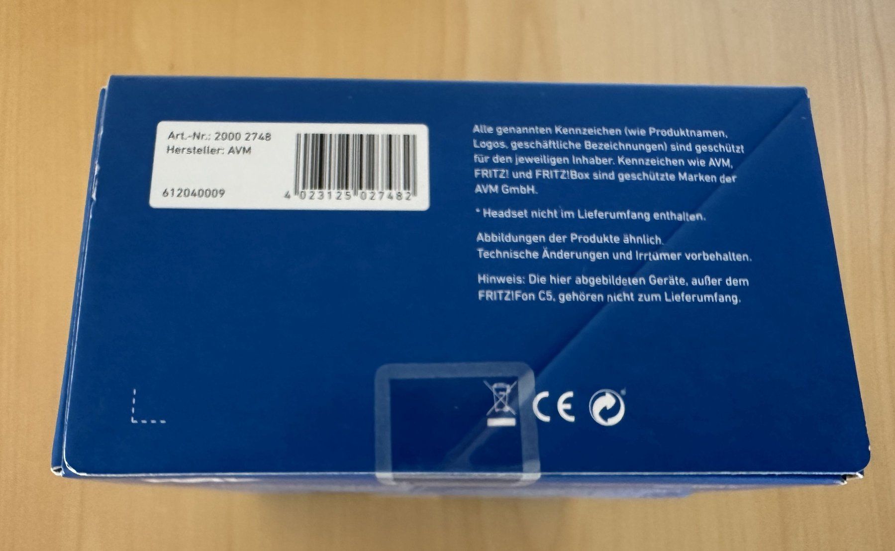 Avm Telefoni: AVM Fritz!Fon C5 – Nuovo e nell'imballaggio originale da Dielsdorf venduto da Empowered 1