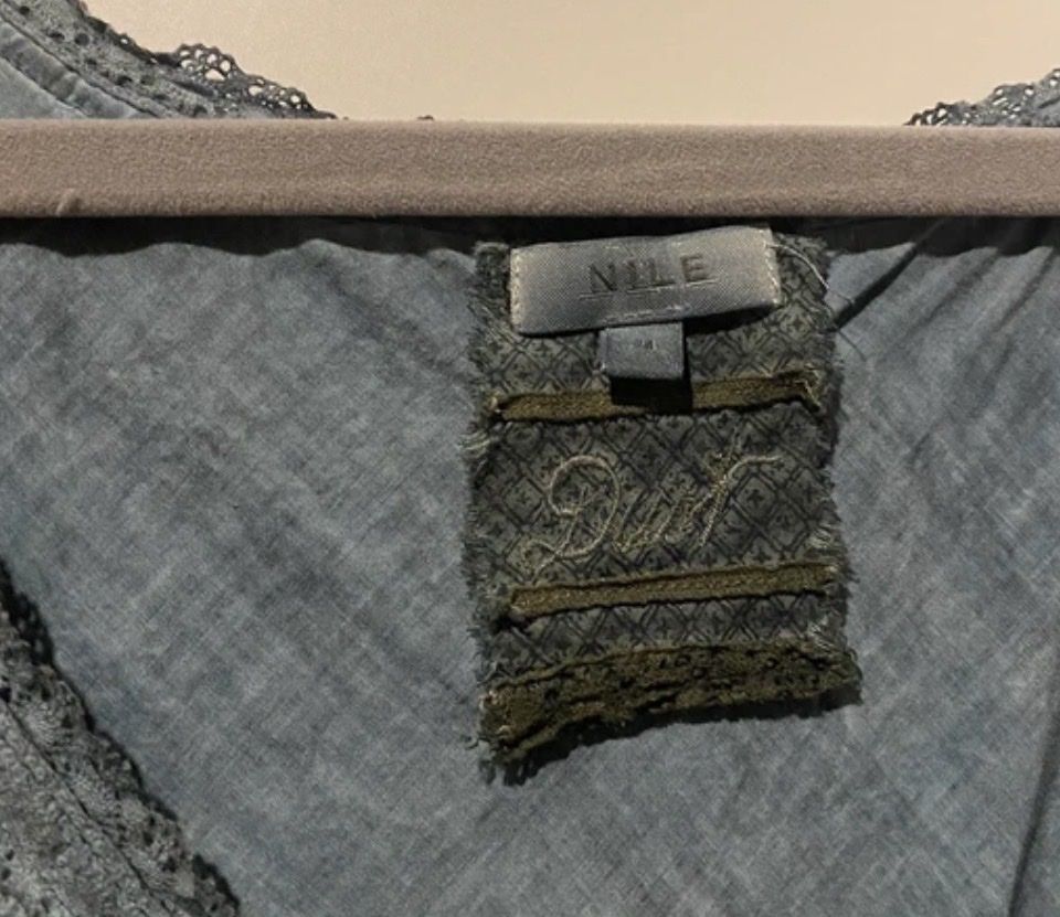 Nile Vestiti: Nile robe en coton grise  – Usato da Genève venduto da Laniblue 1