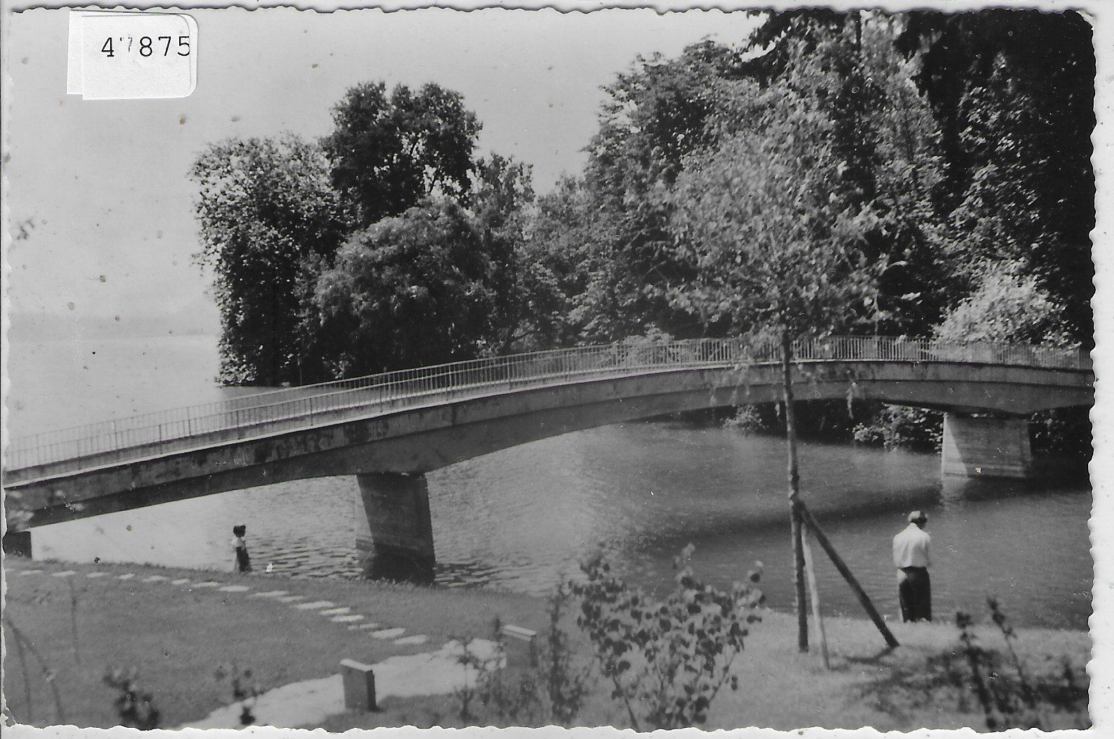 Cartoline postali: Cham - Partie am See – Usato da Ettingen venduto da Kartenplanet