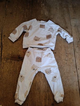 Lupilu Set 74/80 Teddybär Pullover und Hose neuwertig 
