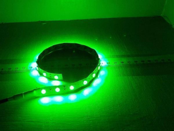 Elektronikbauteile: LED-Streifen 12V 100cm grün – Neu (gemäss Beschreibung) aus Luzern von Salefactory