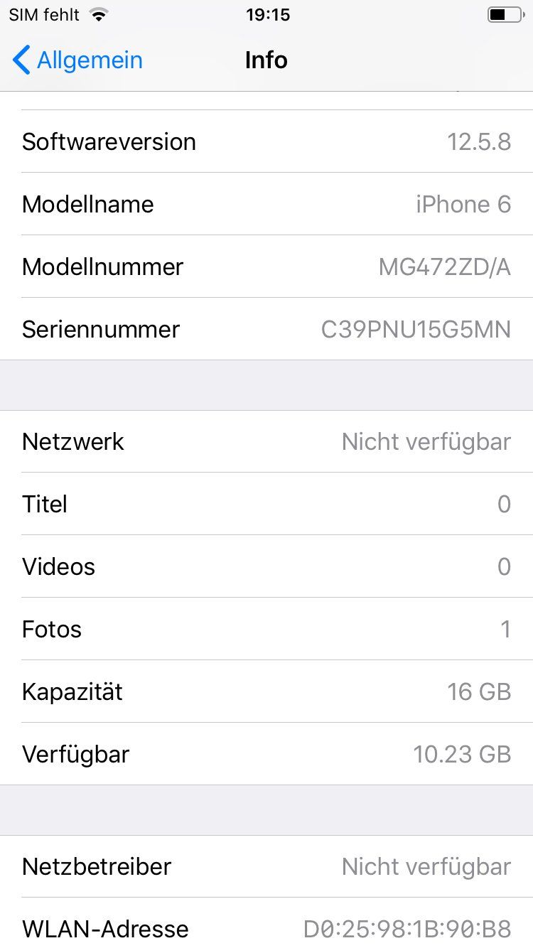 Apple Telefoni cellulari / Smartphones: Apple iPhone 6 mit 16GB spacegrau mit Originalverpackung – Usato da Wetzikon ZH venduto da BackToRetro 6
