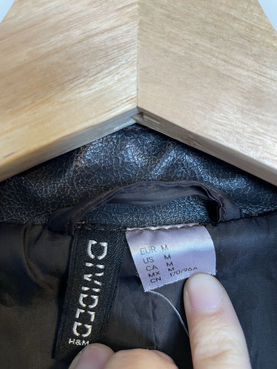 H&M Giacche: Kunstlederjacke Braun – Usato da Toffen venduto da jes_76l5 1