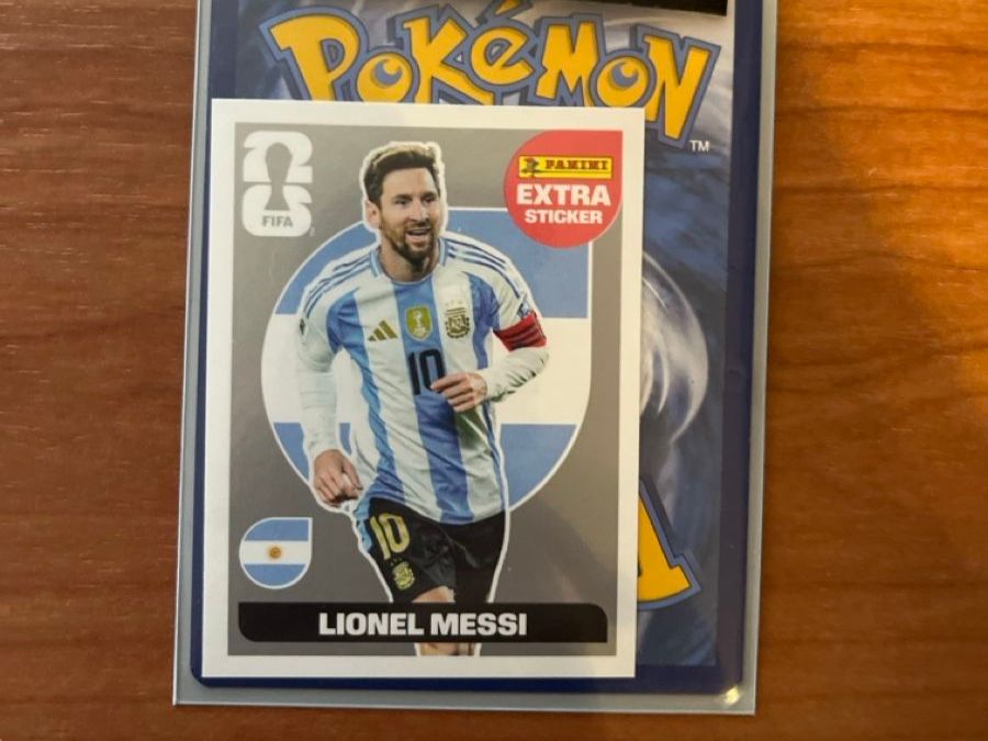 Panini Carte collezionabili: Extra sticker Lionel Messi silber WM 2026 – Nuovo e nell'imballaggio originale da Geroldswil venduto da maagmusichall